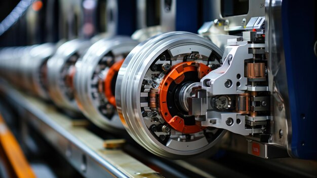 Calibration and adjustment of the complex mechanism of wheels motors and brakes of an electric loco