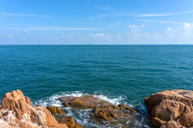 calm clouds summer turquoise majorca ocean