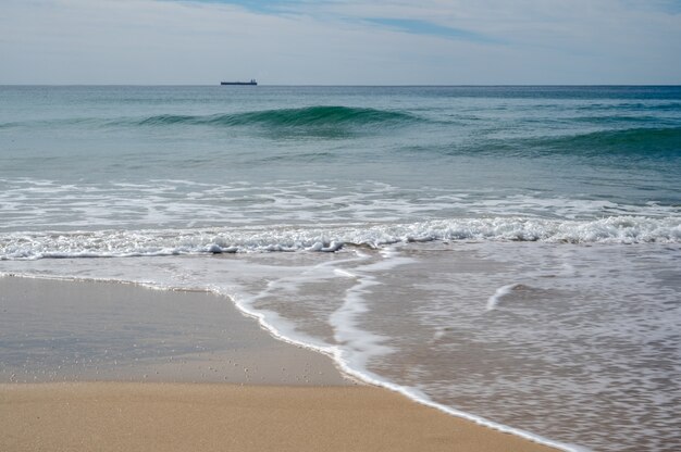 Calm ocean at the Sunshine Coast of Queensland, Australia