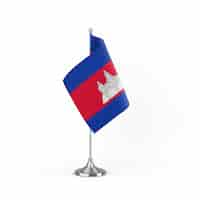 Free photo cambodia flag