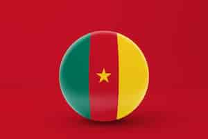 Free photo cameroon flag