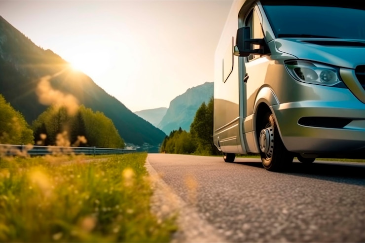 Free Photo camping on wheels car for sustainable travel