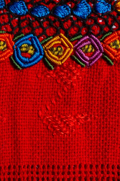 Capturing the mexican colors with cloth