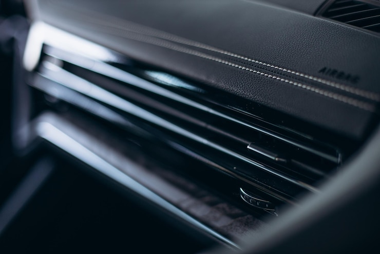 Free Photo car dashboard design close up photo