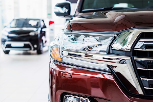 Car in dealership