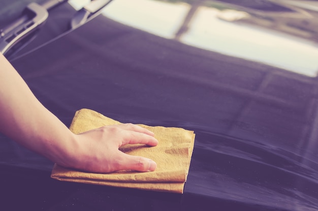 Car waxing