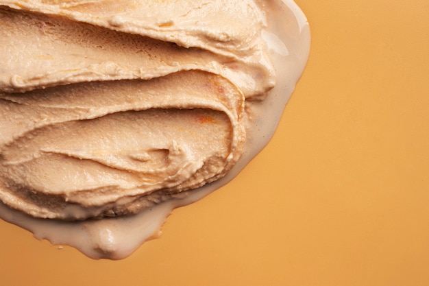 Текстура карамельного мороженого
