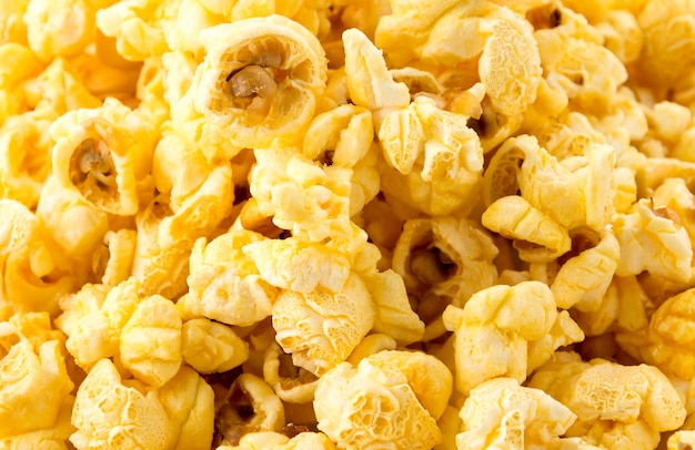 Free photo caramel popcorn