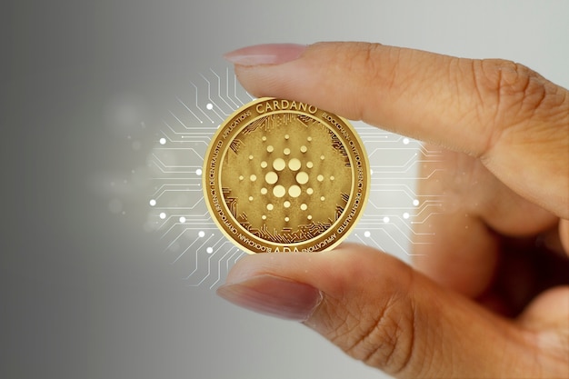 Free photo cardano blockchain platform concept