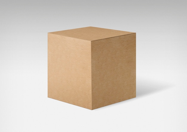 Картонная коробка изолирована