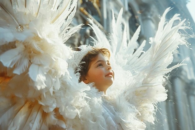 Foto gratuita scena di carnevale con persone che festeggiano e si divertono