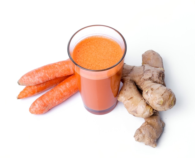 Succo di carota con radice di zenzero