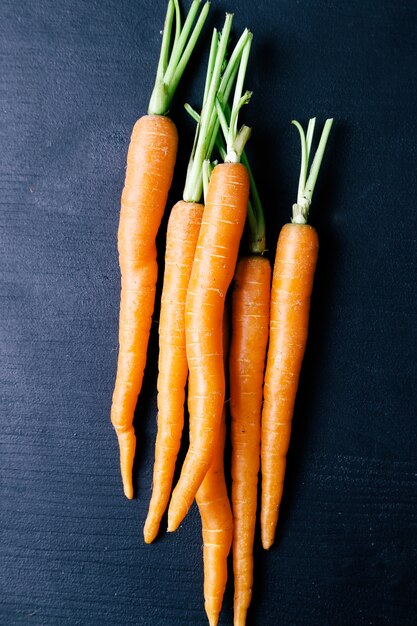 Carrot on the table