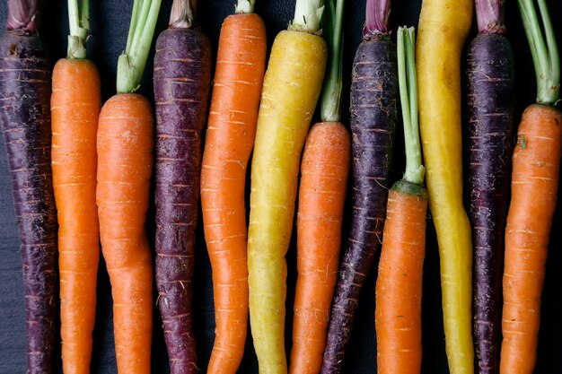 Carrot on the table