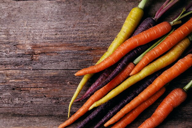 Carrot on the table