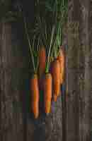 Free photo carrots on the table