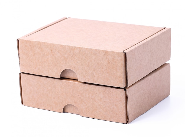 Free photo carton boxes