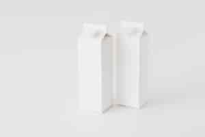 Free photo carton containers for dairy produce