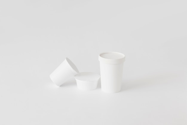 Carton cups for dairy produce