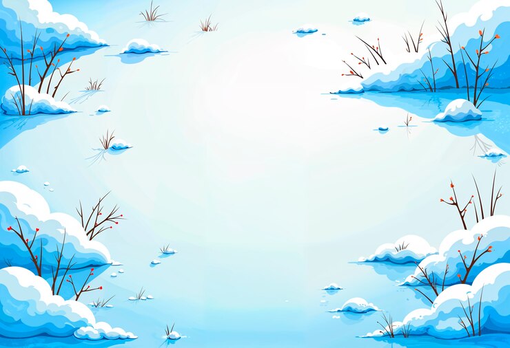 無料Photo 漫画の雪地