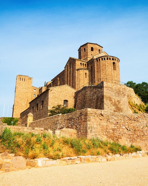 Castle of Cardona on summer day