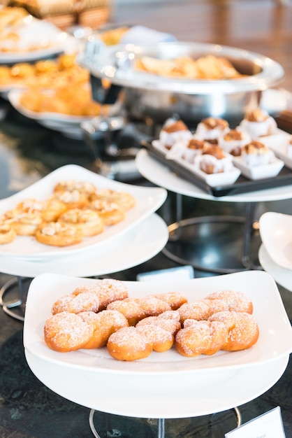 Catering buffet food