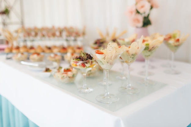 Free photo catering food meal