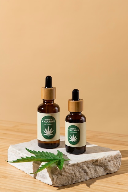 Cbd oil dropper arrangement