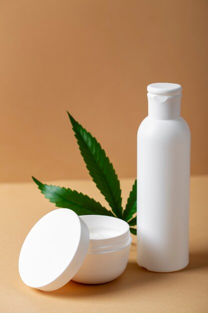 Cbd treatment arrangement still life