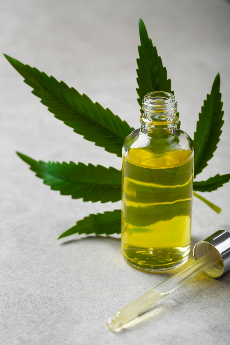 Free Photo cbd treatment arrangement still life