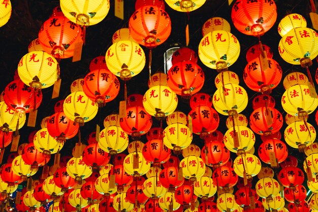 Free Photo celebration of chinese lantern festival