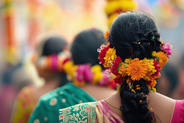 Foto gratuita celebrazione della divinità navratri.