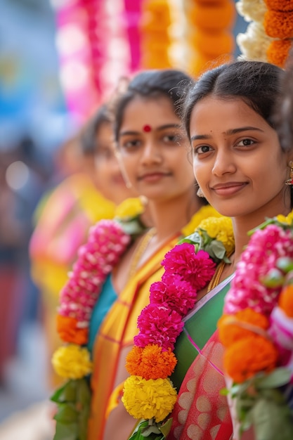 Foto gratuita celebrazione della divinità navratri.