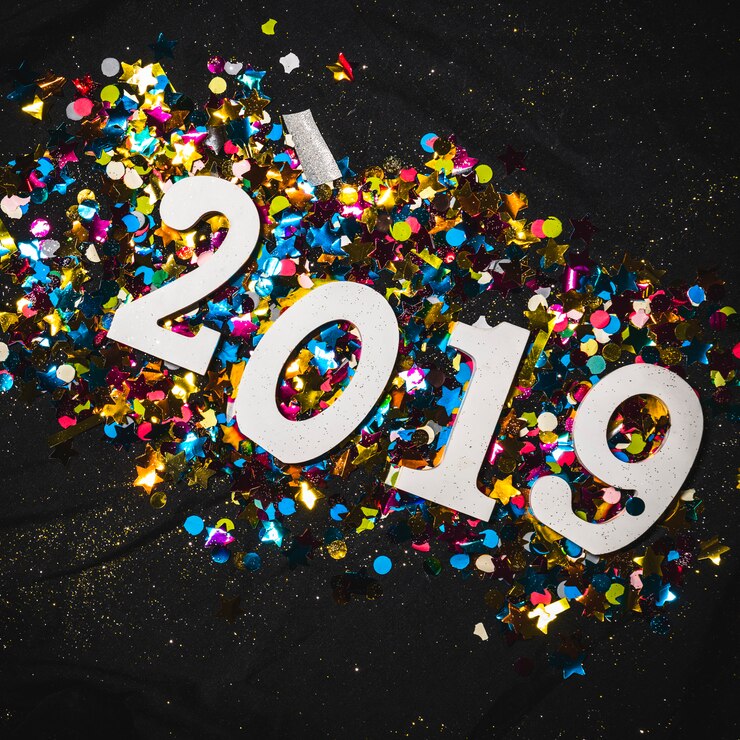 Free Photo celebration of new year 2019