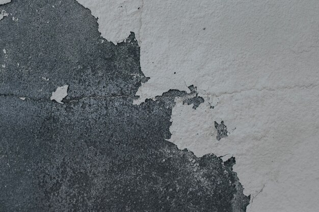 塗料が損傷したセメント壁