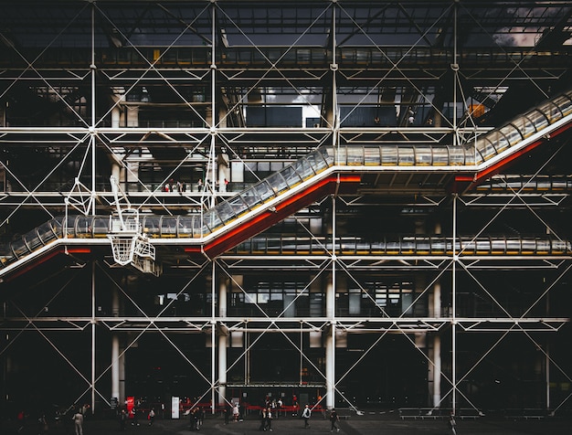 Free photo centre georges pompidou in paris, france