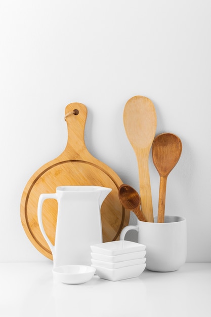 Free photo ceramic tableware collection