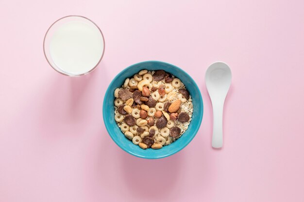 Cereals and milk