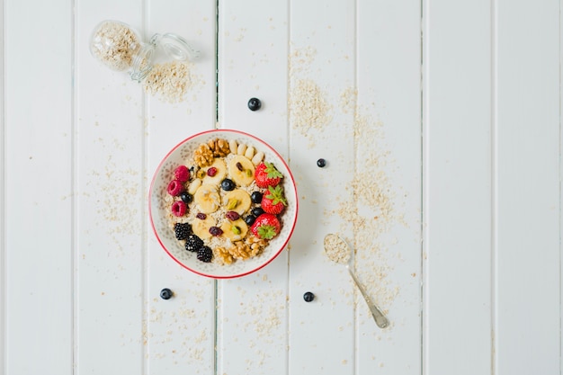 Cereals with berries