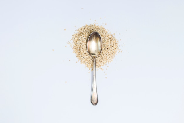 Cereals with spoon