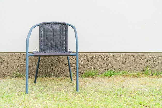 chair with empty wall