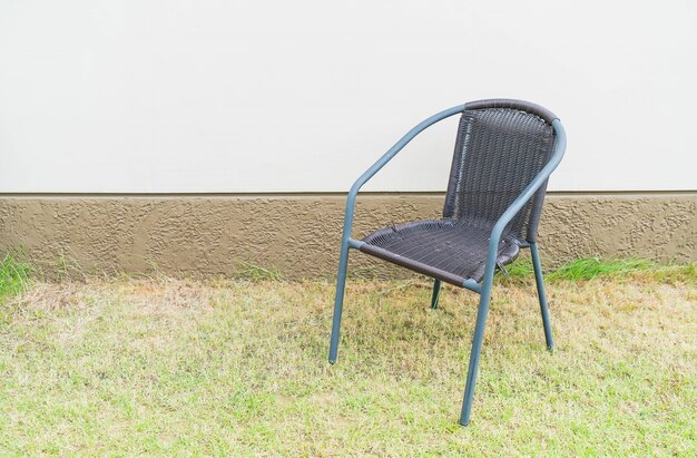 chair with empty wall