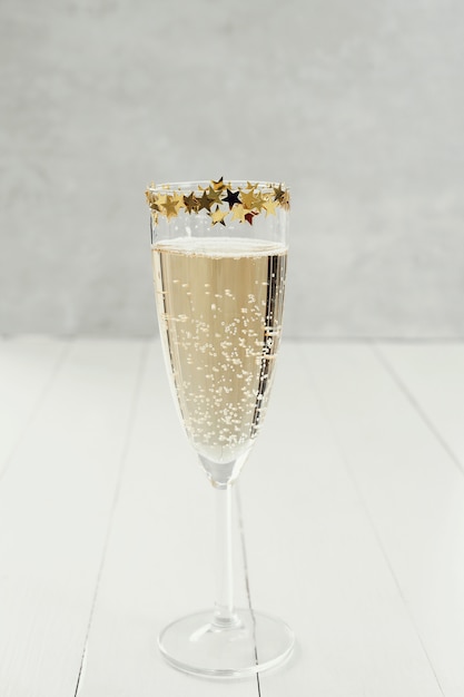 Free photo champagne glass