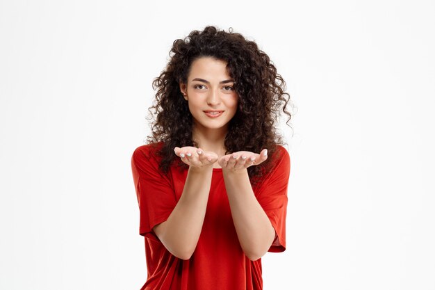  cheerful curly girl