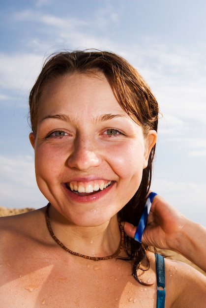 Cheerful girl