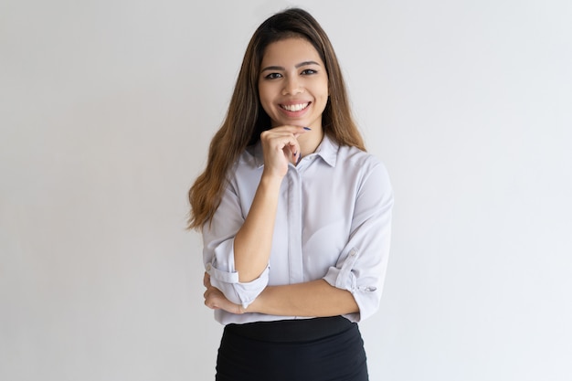 Cheerful successful young professional portrait