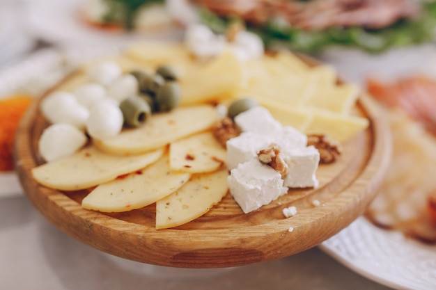 Foto gratuita cheeseboard