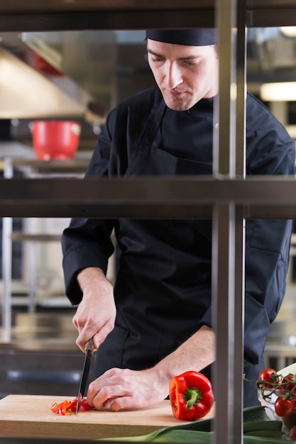 Chef preparing a recipe