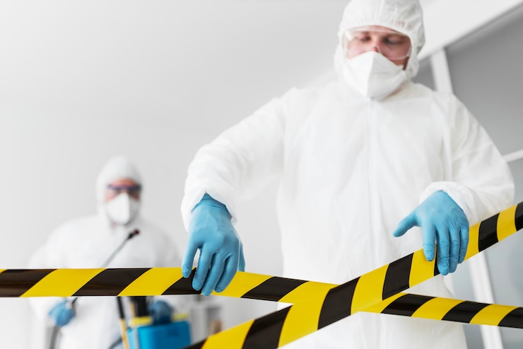 Free Photo chemical risks concept with equipment