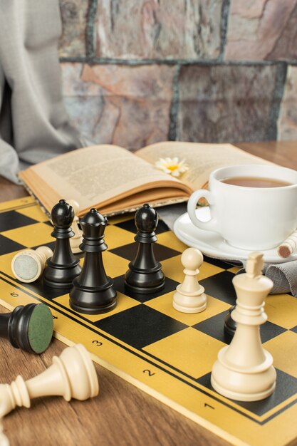 Положение шахматных фигур на шахматной доске